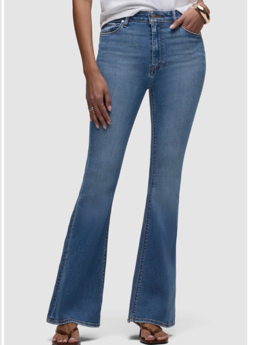 Hudson Holly High Rise Flare Jeans Sz 28